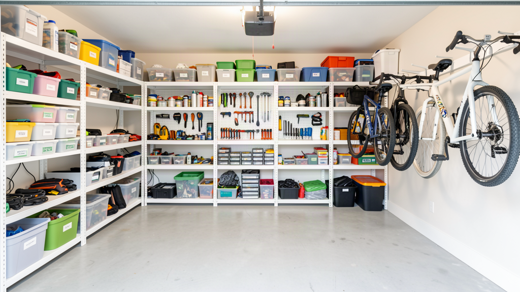 Garage after