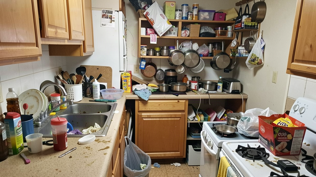 Kitchen before