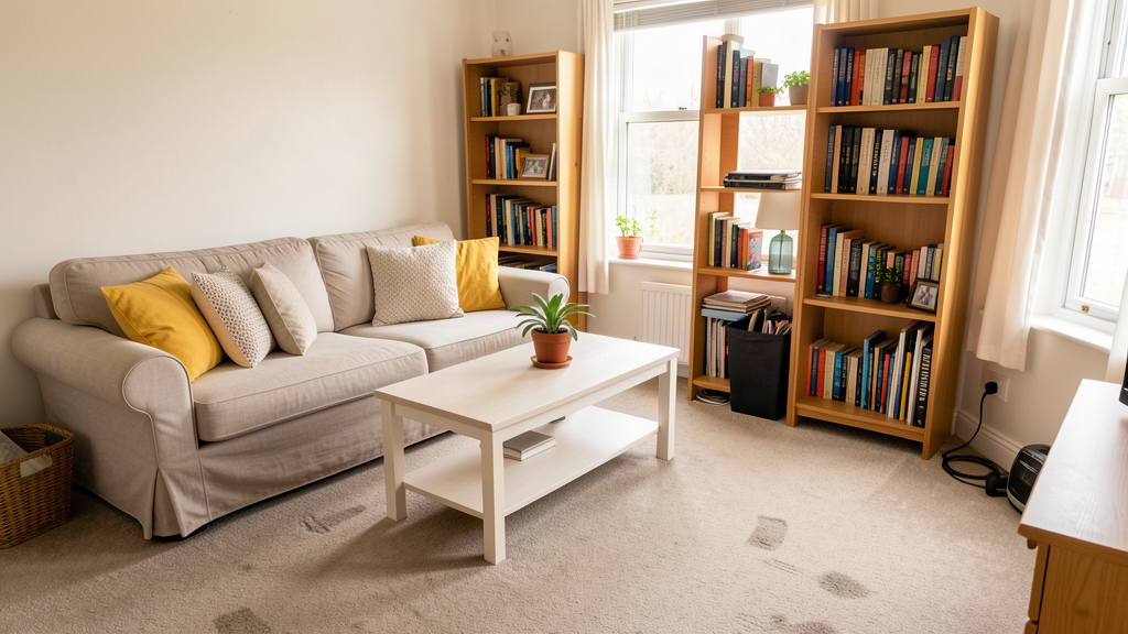 Organized living room