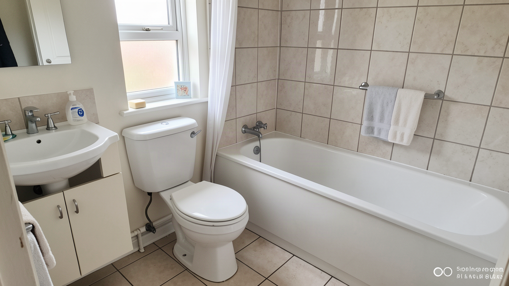Deep cleaned bathroom